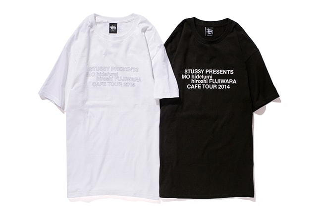 fragment design x Stussy 2014 "Cafe Tour" Capsule Collection