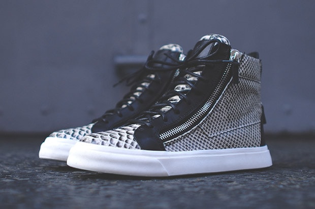 Giuseppe Zanotti Snakeskin High-Top Kith Exclusive
