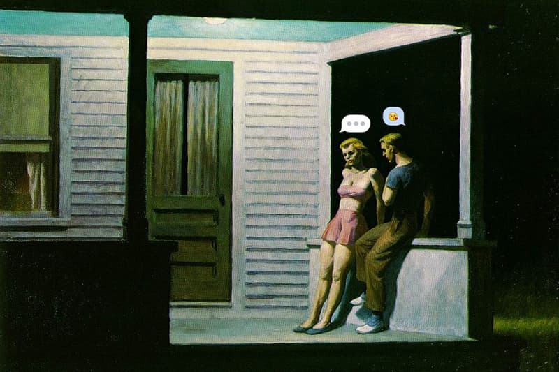 Nastya Nudnik Adds Social Media Symbols to Paintings