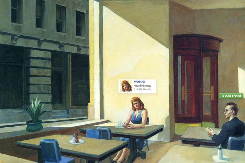 Nastya Nudnik Adds Social Media Symbols to Paintings