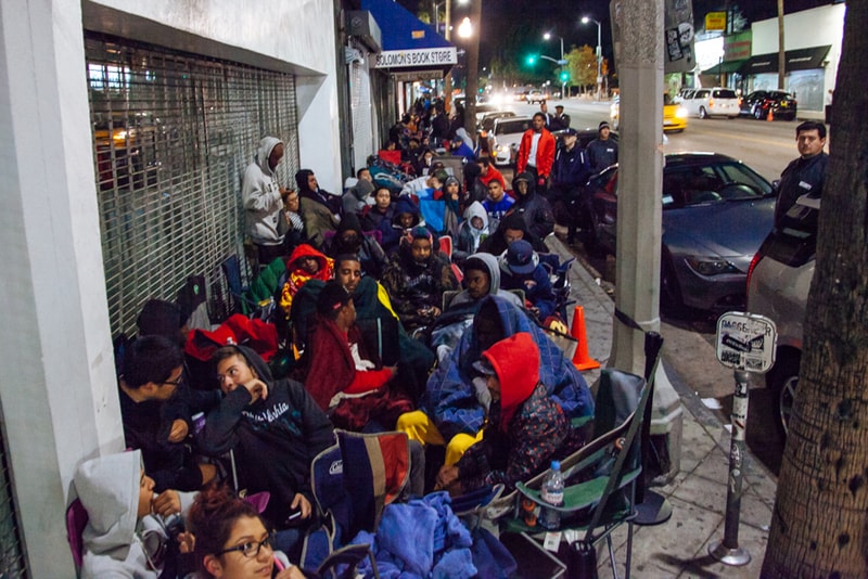 The Nike Foamposite Campout at Supreme Los Angeles