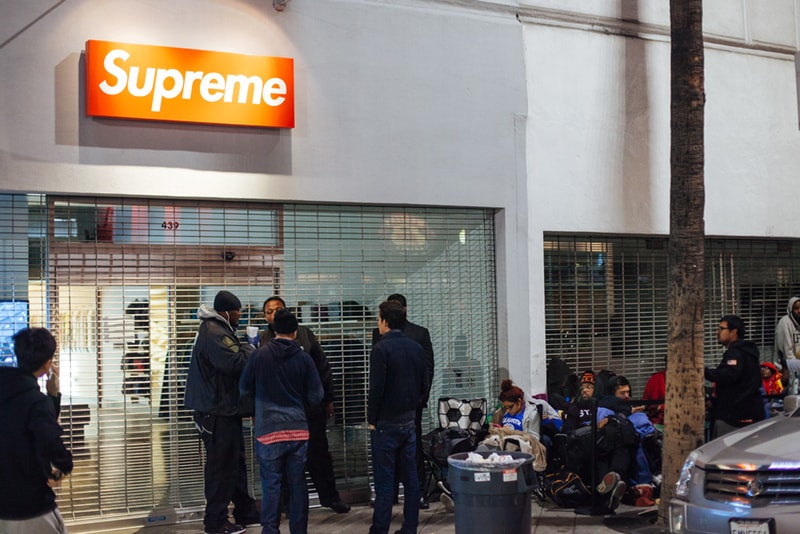 The Nike Foamposite Campout at Supreme Los Angeles