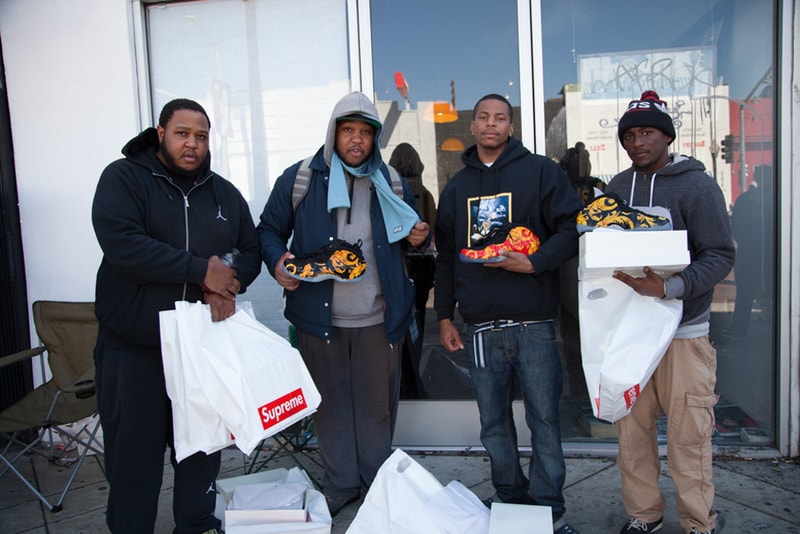 The Nike Foamposite Campout at Supreme Los Angeles