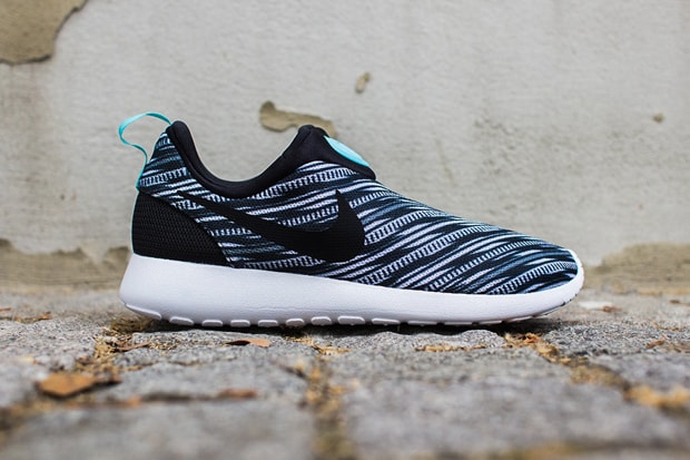 Nike Roshe Run Slip On GPX Black/White