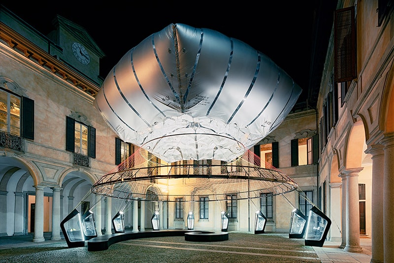 Nike Uses Flyknit Technology to Erect the Aero-Static Dome