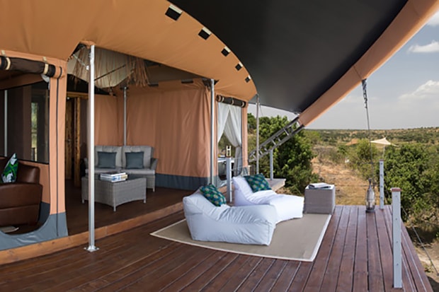 Richard Branson Opens Mahali Mzuri Safari Camp in Kenya