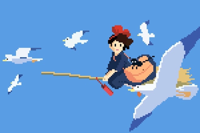 Richard J. Evans Reimagines the Studio Ghibli Universe in 8-Bit
