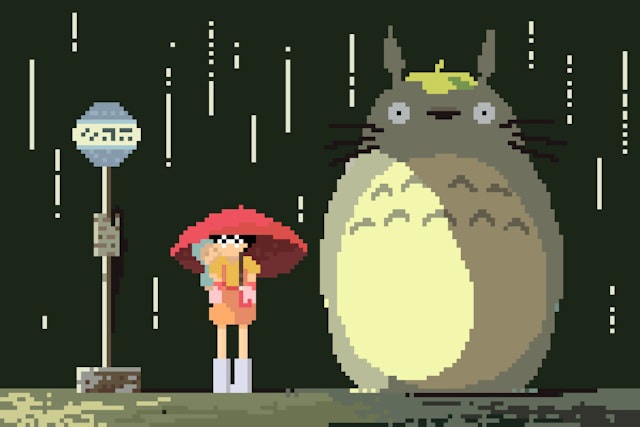 Richard J. Evans Reimagines the Studio Ghibli Universe in 8-Bit