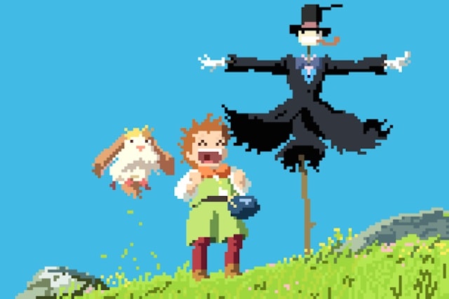 Richard J. Evans Reimagines the Studio Ghibli Universe in 8-Bit