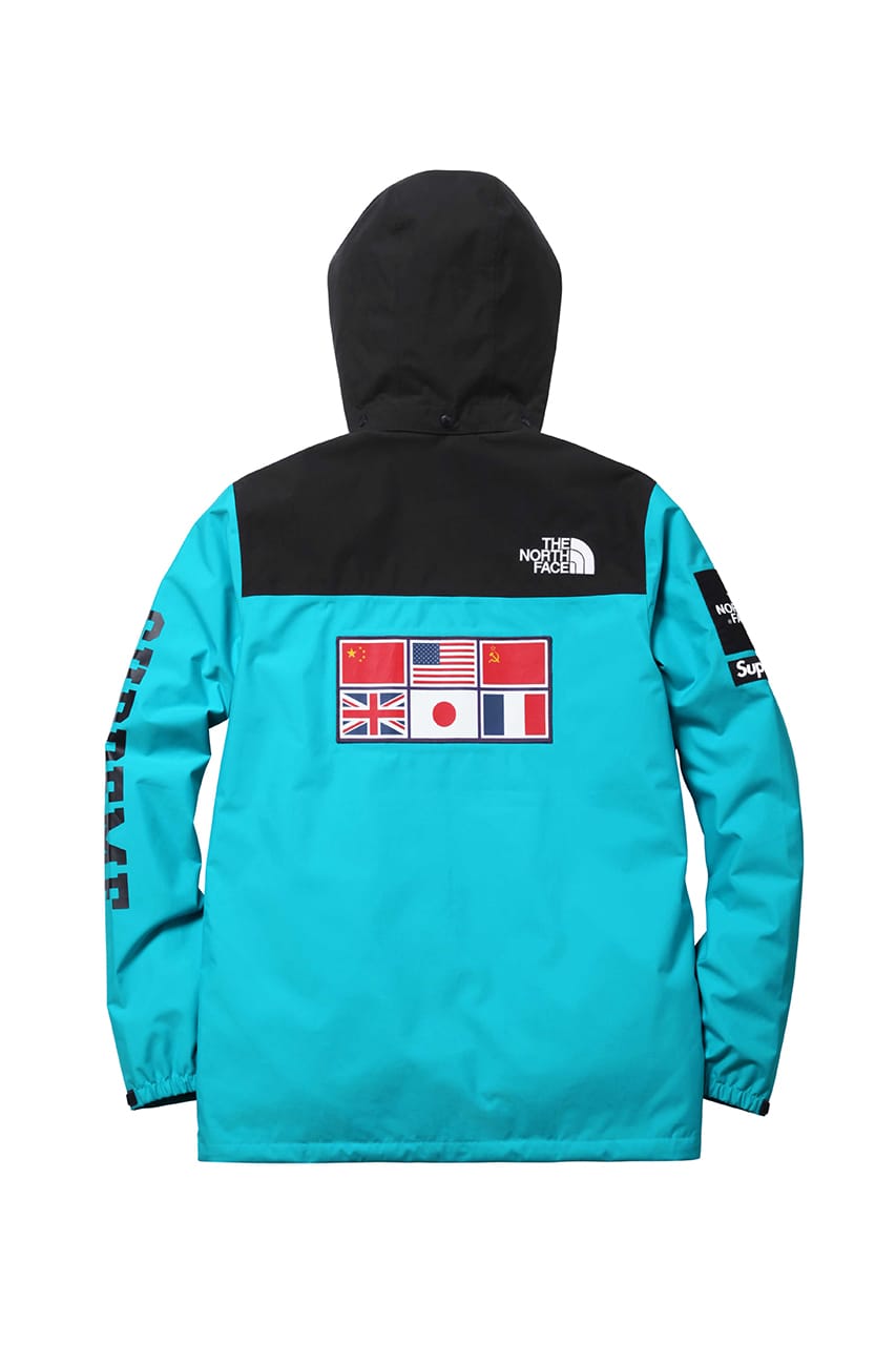 the north face map jacket supreme