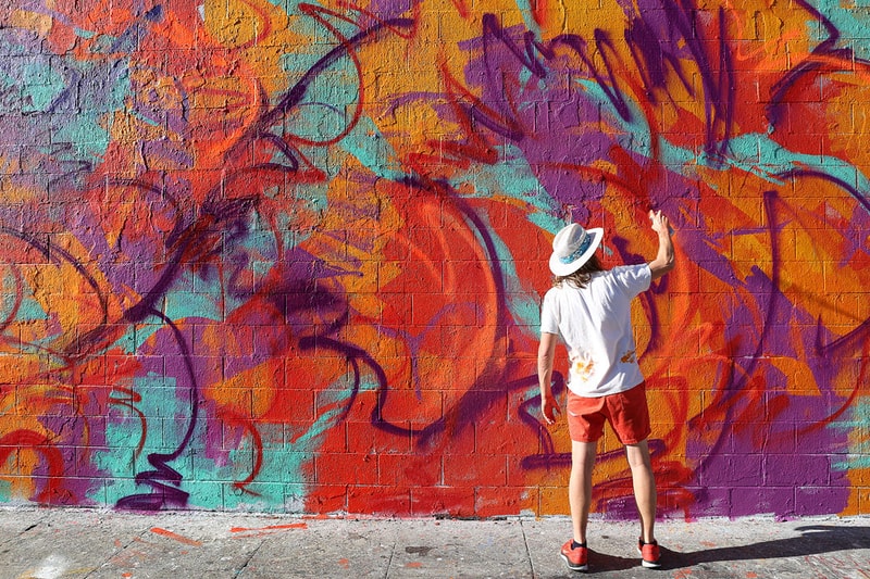 The Hundreds x MADSTEEZ Mural On Melrose Los Angeles 