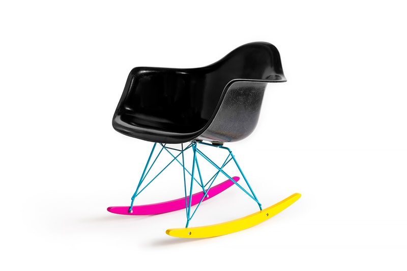 The Hundreds x Modernica "CMYK” Fiberglass Arm Shell Rocker