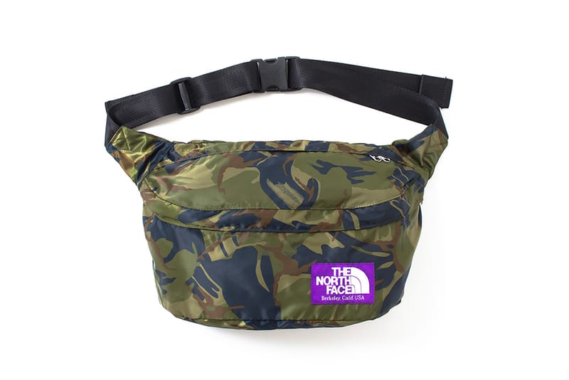 north face camo fanny pack