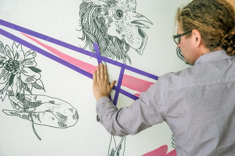 8 Dutch Artists Transform Canal House for Converse Clash Wall Amsterdam 