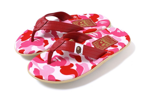 A Bathing Ape x Island Slipper ABC Thong Sandals