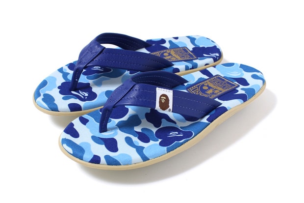 A Bathing Ape x Island Slipper ABC Thong Sandals