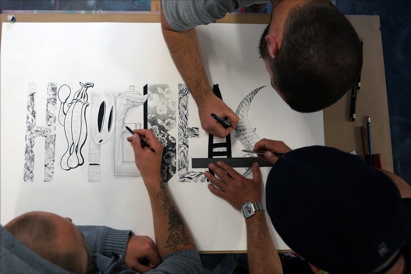 A Five-Person Pen & Paper: Converse Clash Wall
