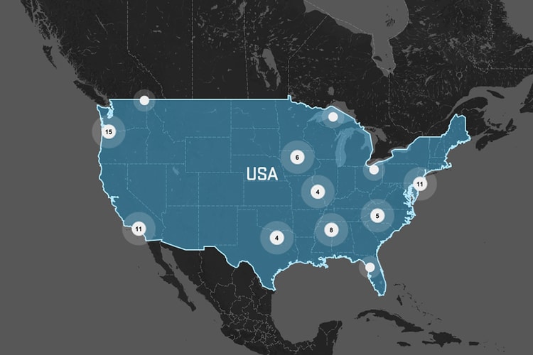 A Map of Every Nike Factory in the World