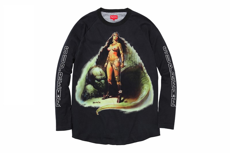 Boris Vallejo x Supreme 2014 Spring/Summer T-Shirts
