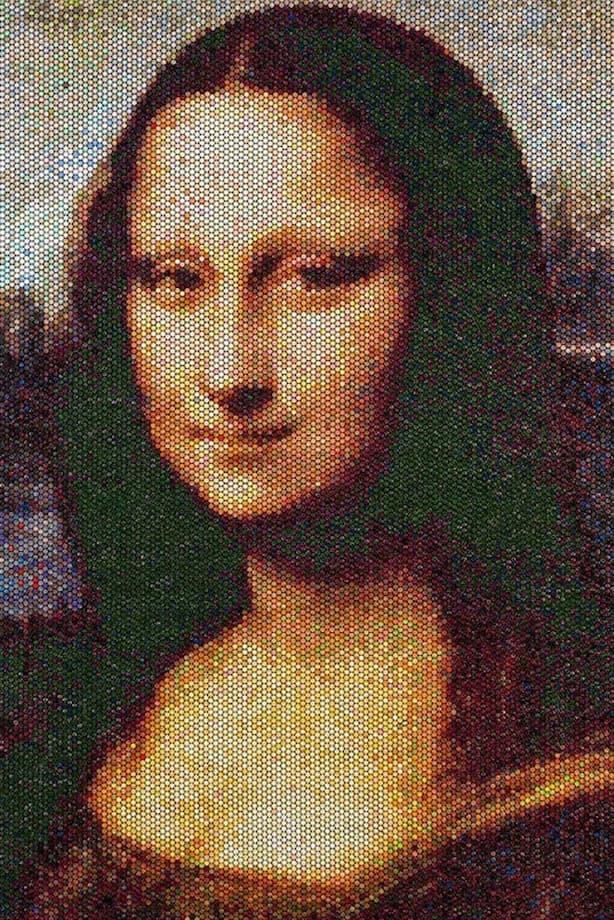 Bradley Hart's Bubble Wrap Paintings