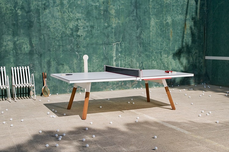 A Desk That Converts From Work Space to Ping Pong Table