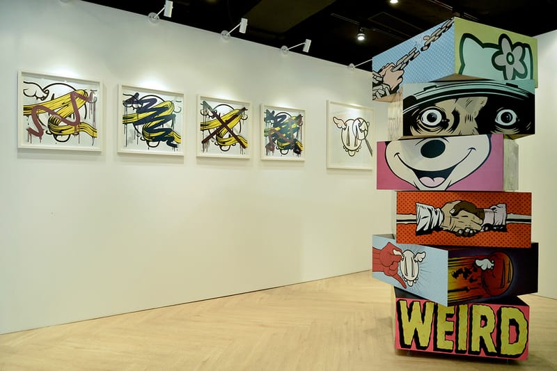 EVISU x D*Face Partner for D*Face's Solo Exhibition in Asia