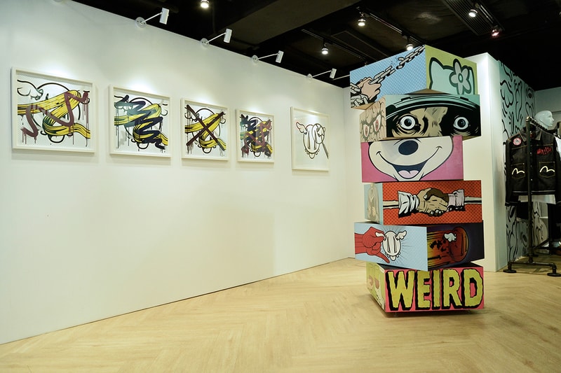 EVISU x D*Face Partner for D*Face's Solo Exhibition in Asia