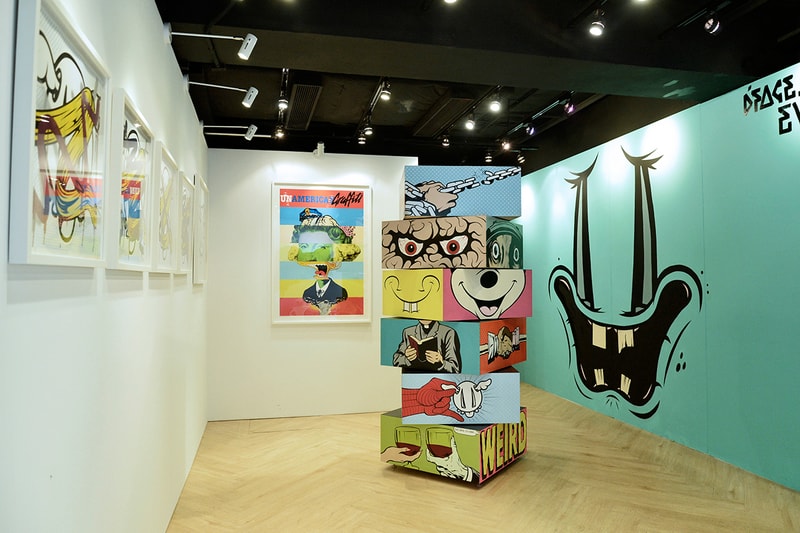 EVISU x D*Face Partner for D*Face's Solo Exhibition in Asia