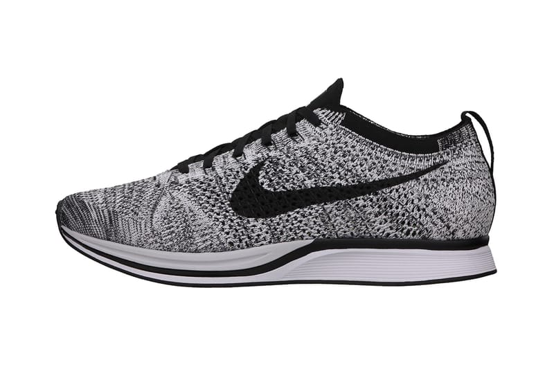 Nike 2014 Summer Flyknit Racer White/Black-Volt