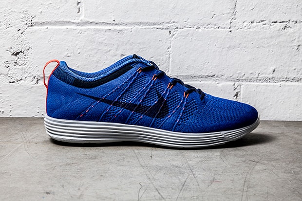 Nike Flyknit Lunar1+ Game Royal/Bright Crimson