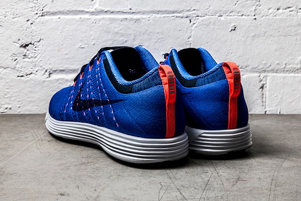 Nike Flyknit Lunar1+ Game Royal/Bright Crimson