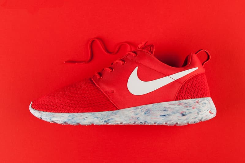 Nike Roshe Run Marble Red Hypebeast