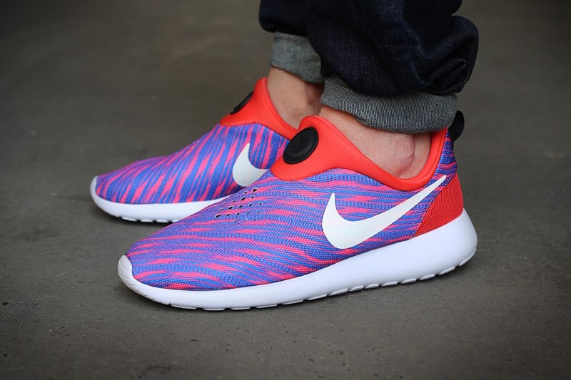 Nike Roshe Run Slip On GPX Red/Blue