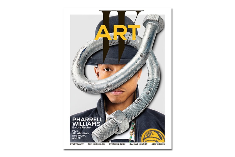 Pharrell Covers W Magazine's Annual Art Issue