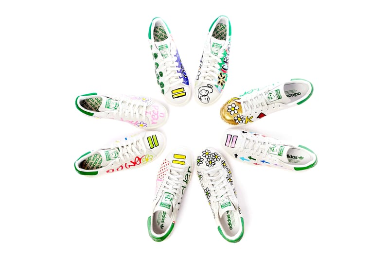 Pharrell's Limited Edition, Hand-Customized Stan Smiths Exclusively at colette