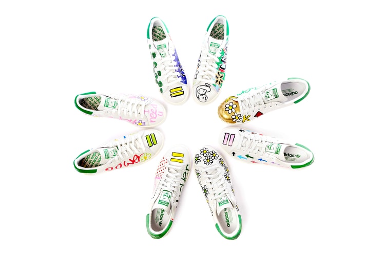 Pharrell's Limited Edition, Hand-Customized Stan Smiths Exclusively at colette