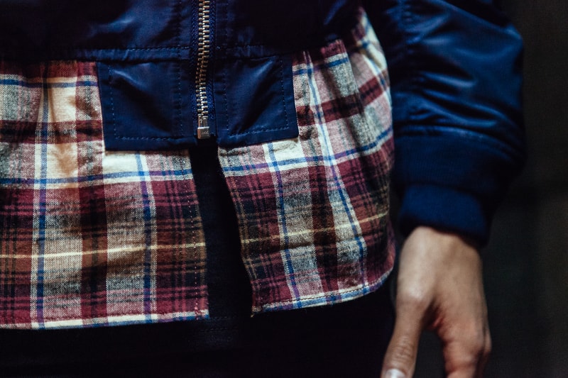 Phenomenon 2014 Spring/Summer Flannel Panel Zip Bomber