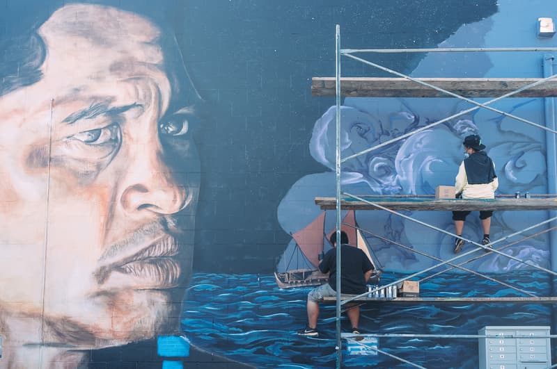 POW! WOW! Hawaii x Polynesian Voyaging Society "Hokule'a's Worldwide Voyage" Project