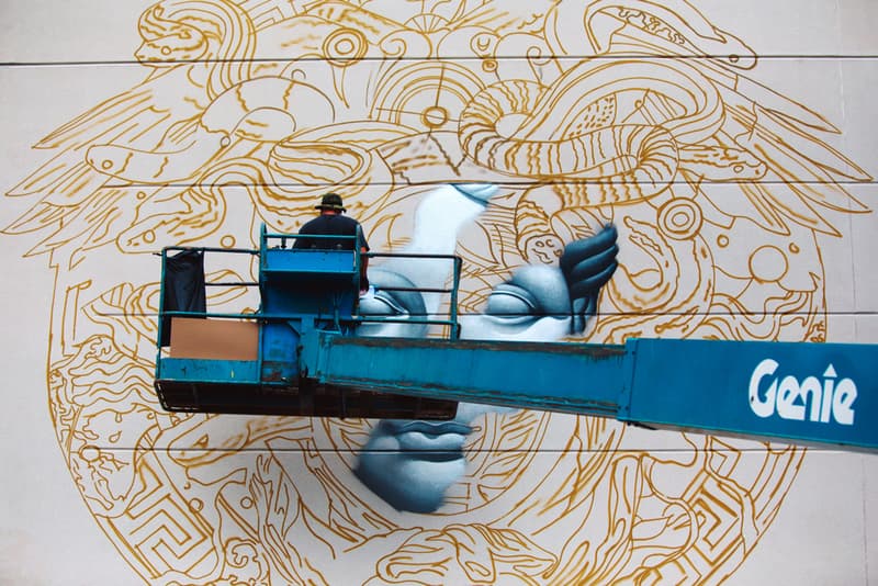 POW! WOW! Hawaii x Versace Mural by Tristan Eaton