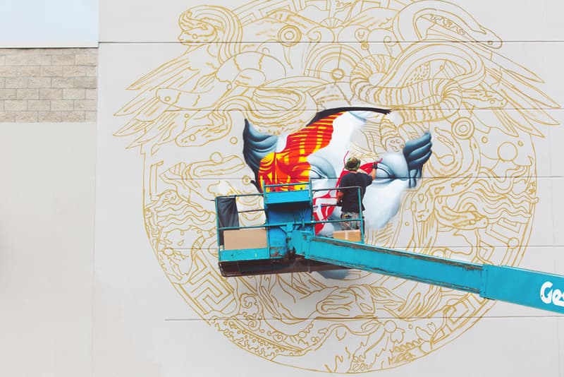 POW! WOW! Hawaii x Versace Mural by Tristan Eaton