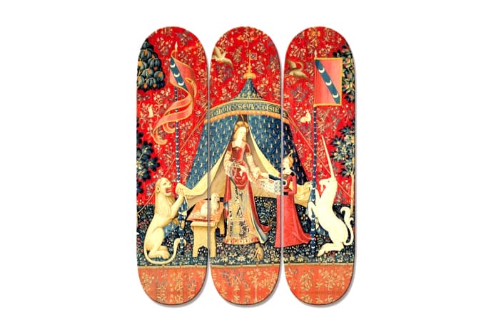 "La Dame à la licorne" Skateboard Decks by boom-art