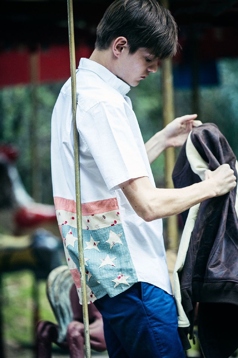 visvim LUNGTA STARS OXFORD B.D. S/S (GIZA)
