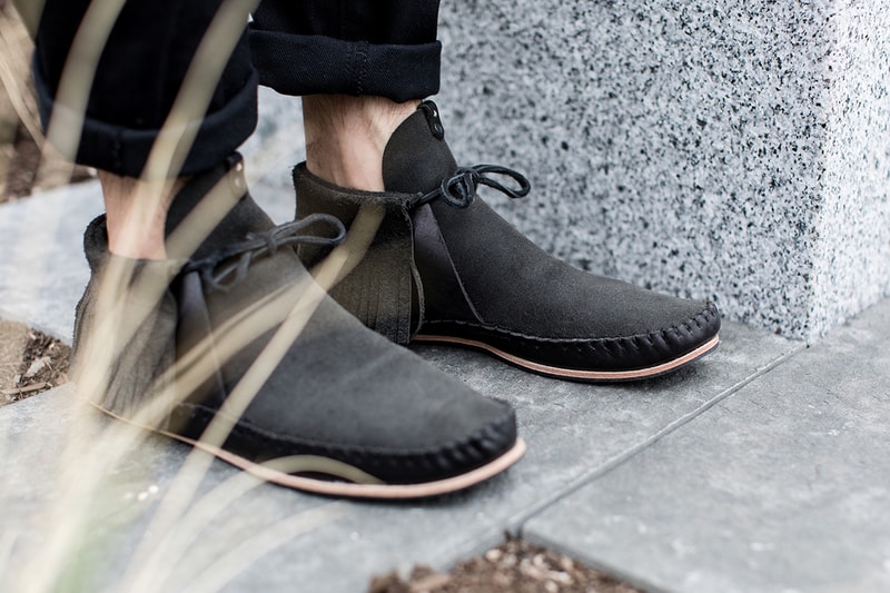 A Closer Look at the wings+horns x Ken Diamond Handmade Moccasin 