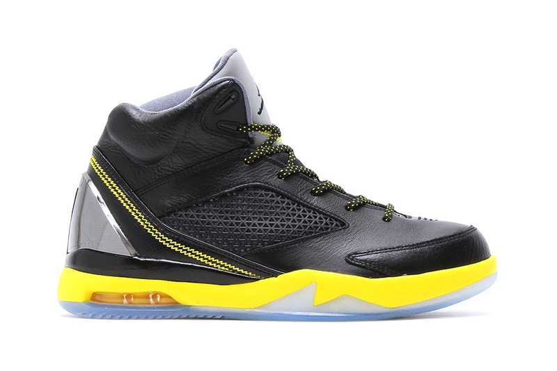Air Jordan Flight Remix Black/Yellow/Cool Grey