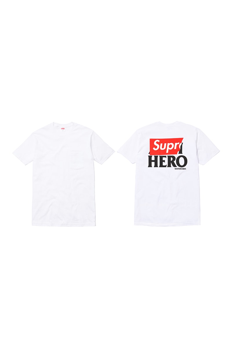 Supreme Antihero SS Button Up Shirt White Men's - SS16 - US