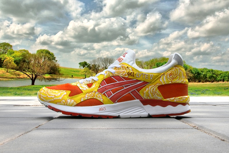 ASICS Gel Lyte V “From Beijing to Texas” Customs by Zhijun Wang