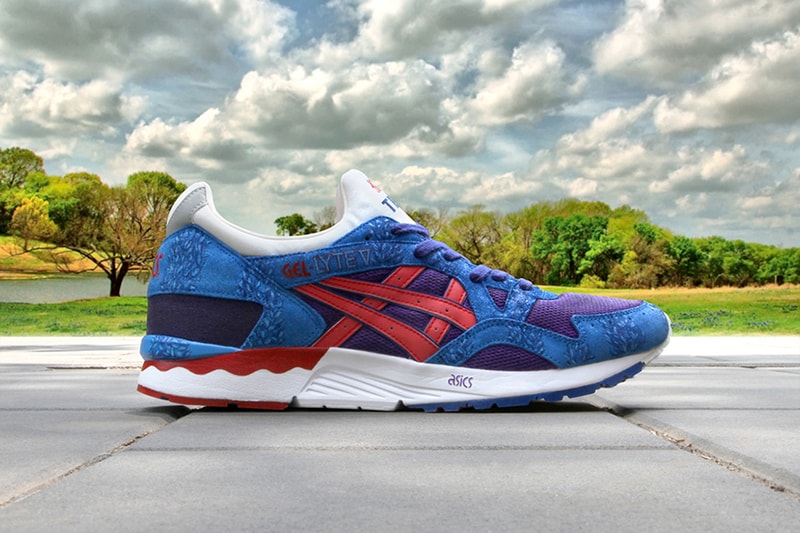 ASICS Gel Lyte V “From Beijing to Texas” Customs by Zhijun Wang
