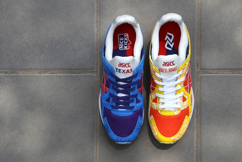 ASICS Gel Lyte V “From Beijing to Texas” Customs by Zhijun Wang