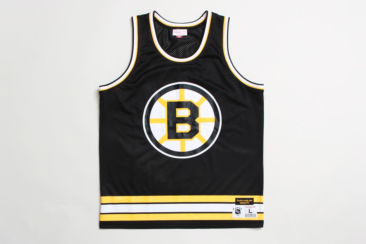 Concepts x Mitchell & Ness Boston Bruins Basketball Jersey