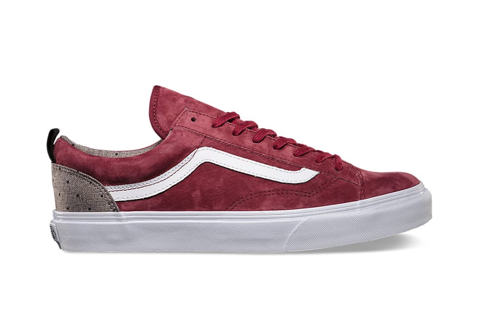 vans style 36 line red